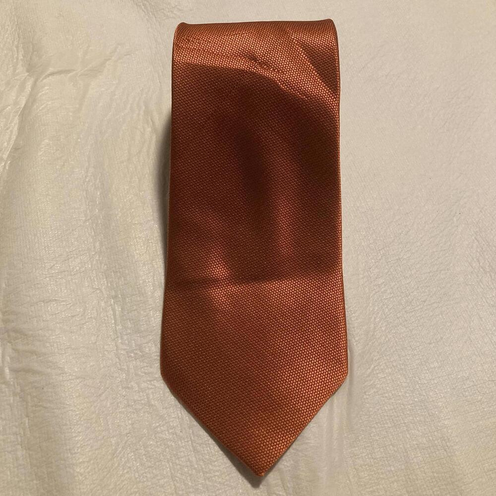 S&W Shlax & Wing Orange Tie